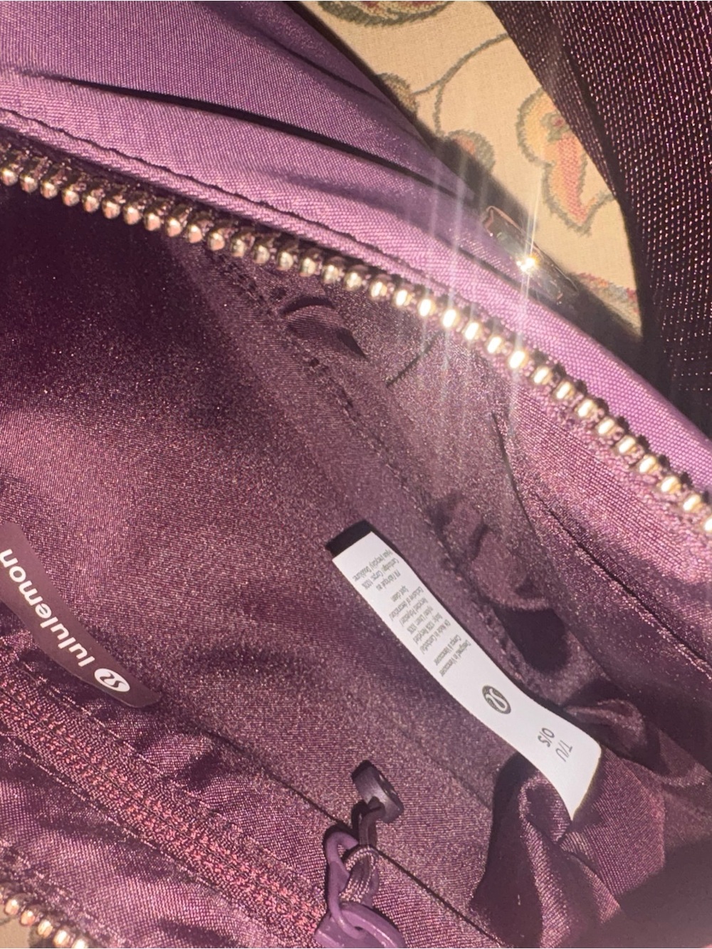 lululemon athletica black Plum Crossbody Shoulder Bag with Gold Hardware - Picture 4 of 5